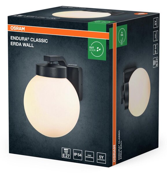 LEDVANCE venkovní nástěnné svítidlo Endura Classic Erda E27 220-240 V IP54