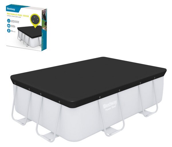 Ochranná plachta Bestway na bazén 196x282 cm černá BES58442