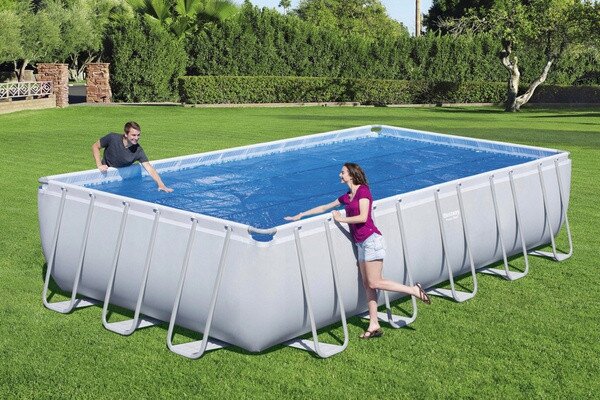 Ochranná plachta Bestway na bazén 336x703 cm modrá BES58228