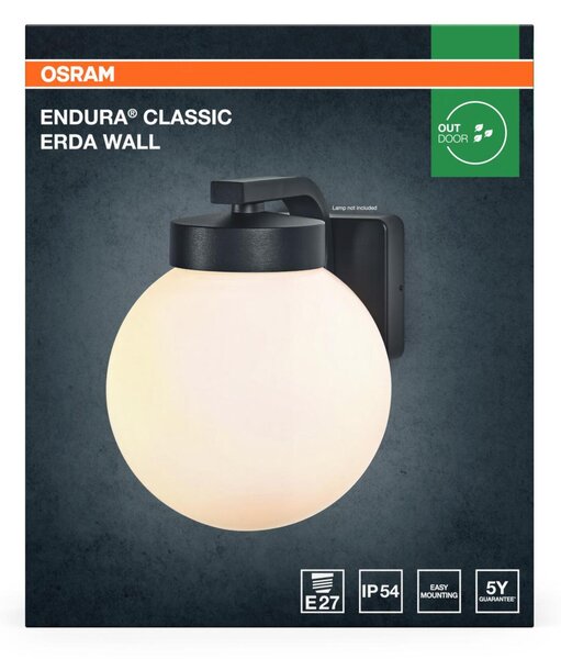 LEDVANCE venkovní nástěnné svítidlo Endura Classic Erda E27 220-240 V IP54