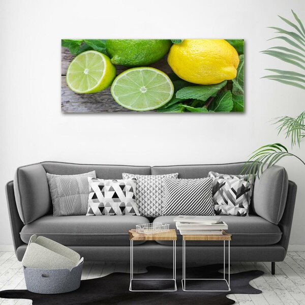 Fotoobraz na skle Limetka a citron osh-81072206