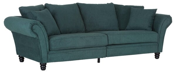 POHOVKA BIG SOFA, dřevo, textil, zelená Livetastic - Pohovky, Online Only