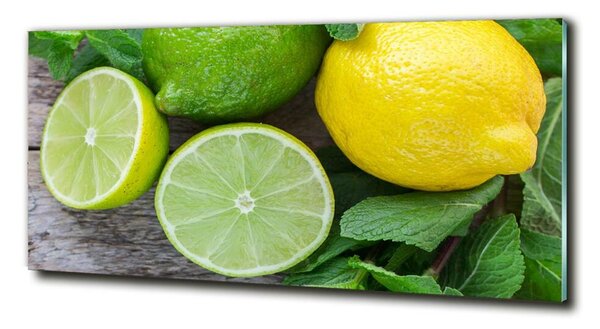 Fotoobraz na skle Limetka a citron osh-81072206
