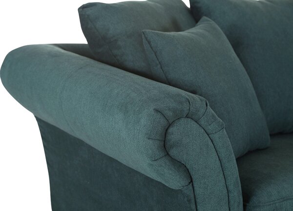 POHOVKA BIG SOFA, dřevo, textil, zelená Livetastic - Pohovky, Online Only