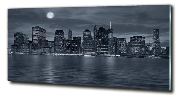 Fotoobraz na skle New York noc osh-81226490