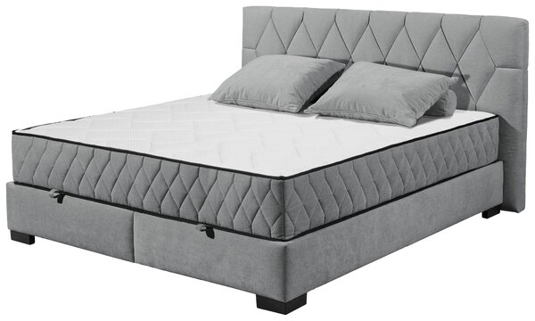 AMERICKÁ POSTEL, 180/200 cm, antracitová MID.YOU - Postele s úložným prostorem, Online Only