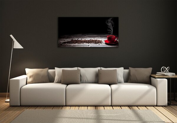 Foto obraz sklo tvrzené Aromatická káva osh-81178167