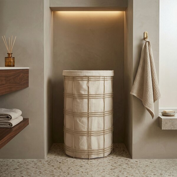 Ferm Living designové koupelnové doplňky Fio Laundry Basket Large