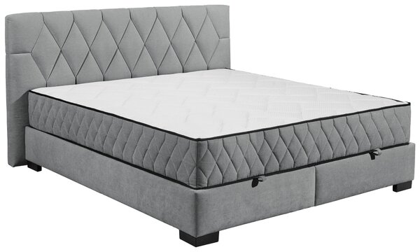 AMERICKÁ POSTEL, 180/200 cm, antracitová MID.YOU - Postele s úložným prostorem, Online Only