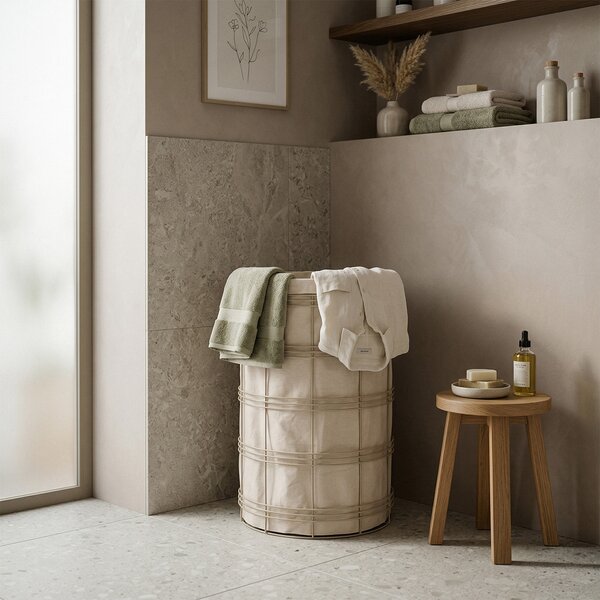 Ferm Living designové koupelnové doplňky Fio Laundry Basket Large