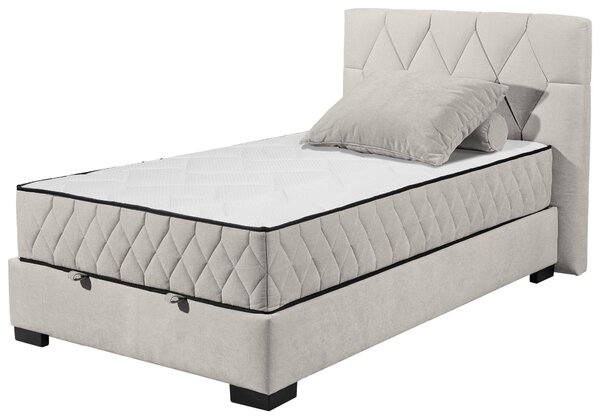 AMERICKÁ POSTEL, 120/200 cm, béžová MID.YOU - Postele s úložným prostorem, Online Only