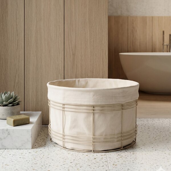 Ferm Living designové koupelnové doplňky Fio Laundry Basket Small