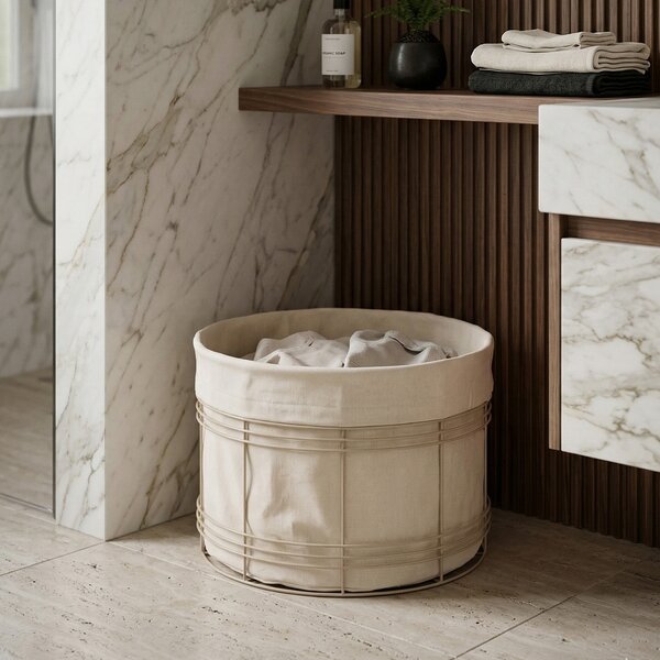 Ferm Living designové koupelnové doplňky Fio Laundry Basket Small