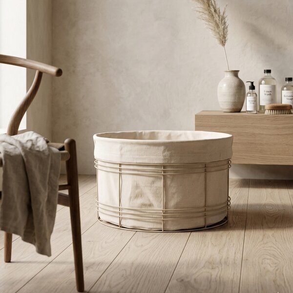 Ferm Living designové koupelnové doplňky Fio Laundry Basket Small