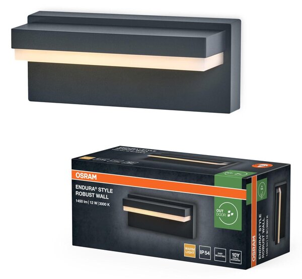 LEDVANCE venkovní nástěnné svítidlo Endura Style Robust 12 W 220-240 V 3000 K IP54