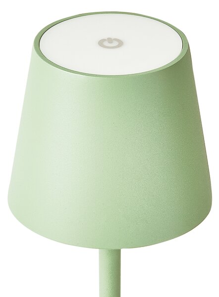 LED bezdrátová stolní lampa BACEIRO Kov Světle zelená