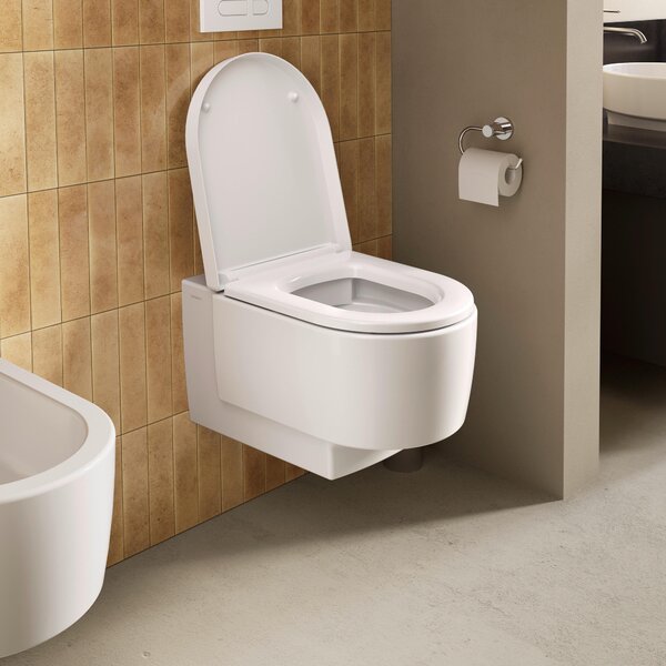 Duravit závěsné WC Balcoon 37x54 cm, bílý vysoký lesk