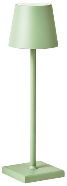 LED bezdrátová stolní lampa BACEIRO Kov Světle zelená