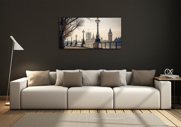 Foto obraz sklo tvrzené Londýn podzim osh-81420238