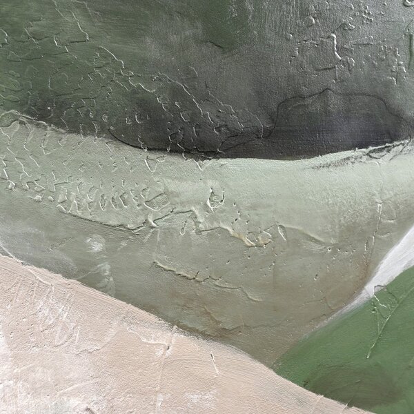Ručně malovaný obraz 90x120 cm Green Field – Malerifabrikken