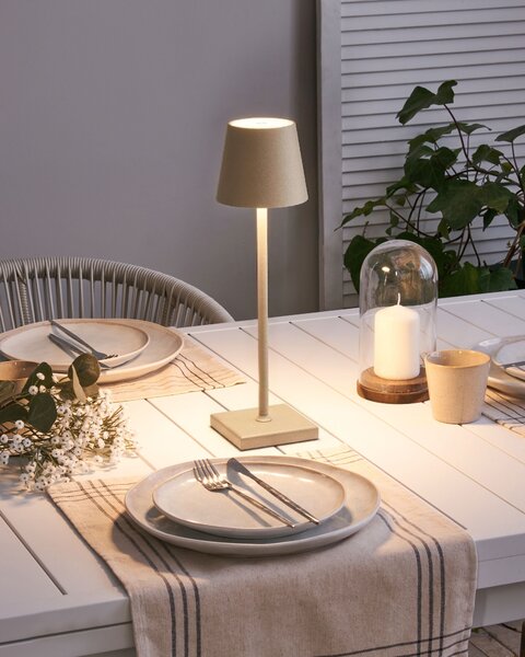 LED bezdrátová stolní lampa BACEIRO Kov Oranžová