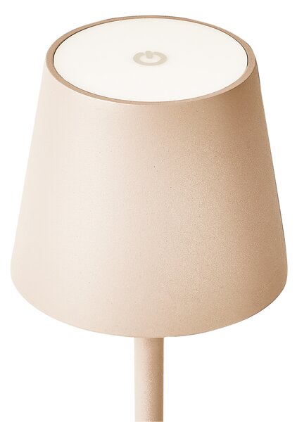LED bezdrátová stolní lampa BACEIRO Kov Oranžová