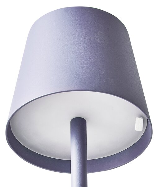 LED bezdrátová stolní lampa BACEIRO Kov Světle fialová