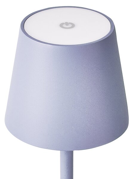 LED bezdrátová stolní lampa BACEIRO Kov Světle fialová