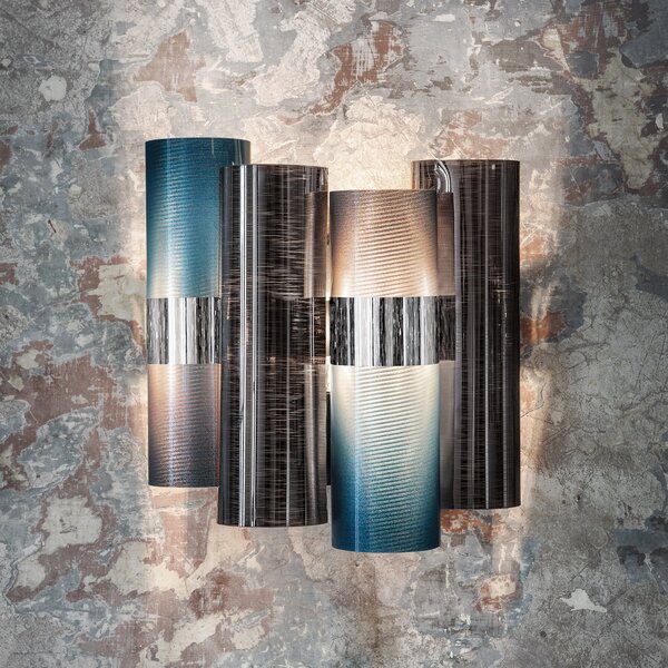 SLAMP LALWM00GRD00000NMTEU La Lollo Gradient applique, designové nástěnné svítidlo, 2x5W LED E14, výška 30cm
