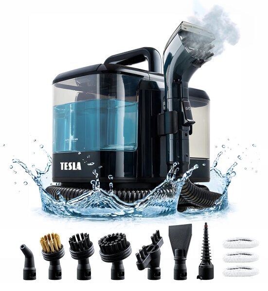 TESLA PowerWash & Steam Station TQS600 - víceúčelový vysavač s funkcí páry