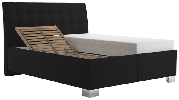 ČALOUNĚNÁ POSTEL, 160/200 cm, hnědá Blanar - Postele s úložným prostorem