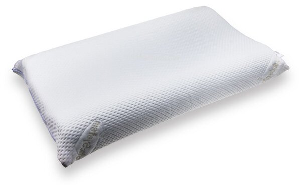 Přírodní polštář ideální pro spánek na zádech Bio Wave, 72x42 cm