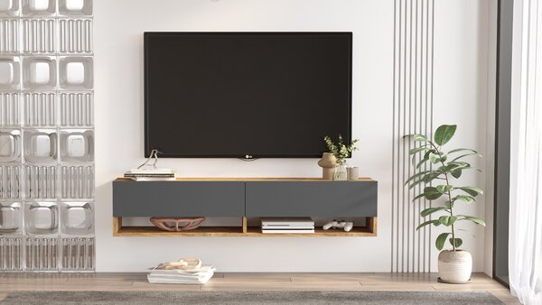 TV stolek/skříňka Freddie 11 (Borovice atlantic + Atracit)