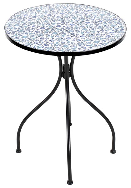 Bistro stolek CHAPECO 60 cm 60 cm Kov Černá
