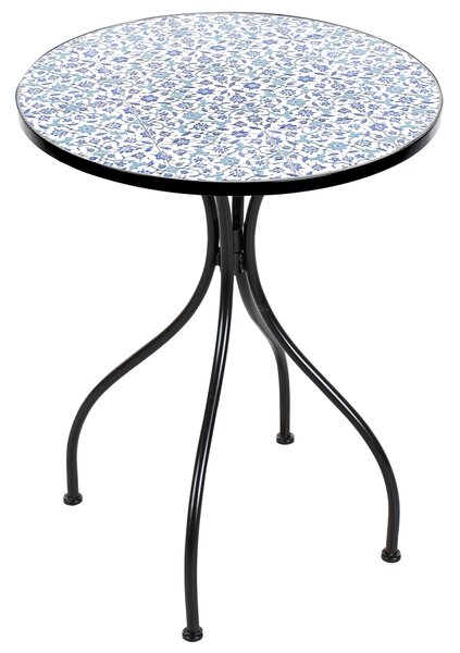 Bistro stolek CHAPECO 60 cm 60 cm Kov Černá