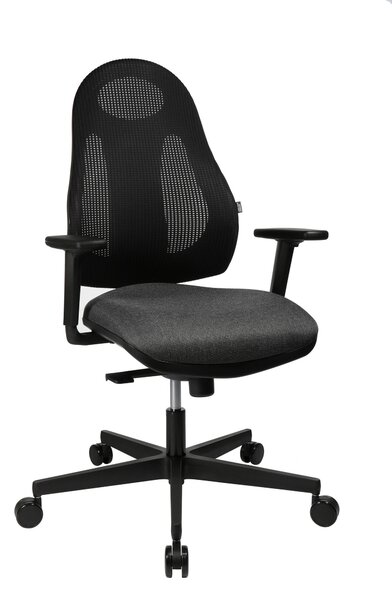 OTOČNÁ ŽIDLE, síťovina, antracitová, černá Dieter Knoll - Online Only kancelářské židle, Online Only