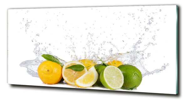 Foto obraz sklo tvrzené Citrusy a voda osh-81760914