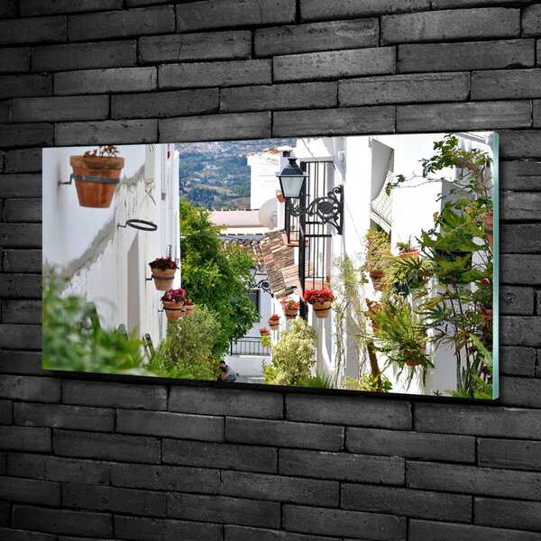Foto obraz sklo tvrzené Okouzlující ulička osh-81935721