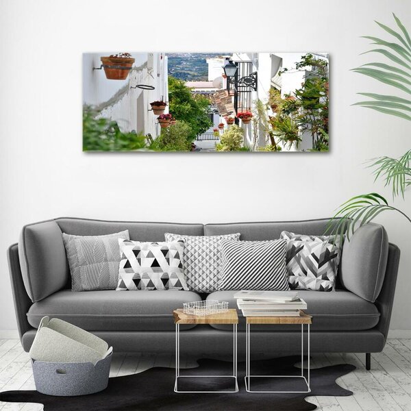 Foto obraz sklo tvrzené Okouzlující ulička osh-81935721