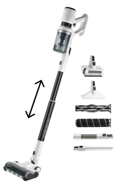 Concept VP6125-Tyčový ruční vysavač 2v1 ICONIC Comfort Telescope 400W/29,6V bílá