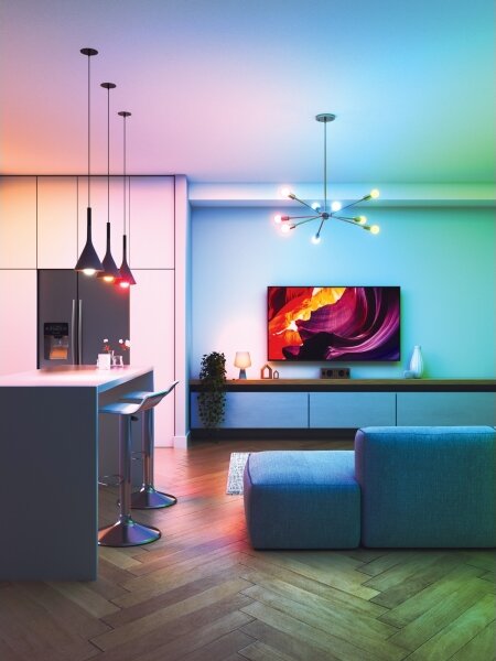 Nanoleaf N7501B02-4A60E-SADA 4x LED RGBW Stm. žárovka A19 E27/9W/230V 2700-6500K