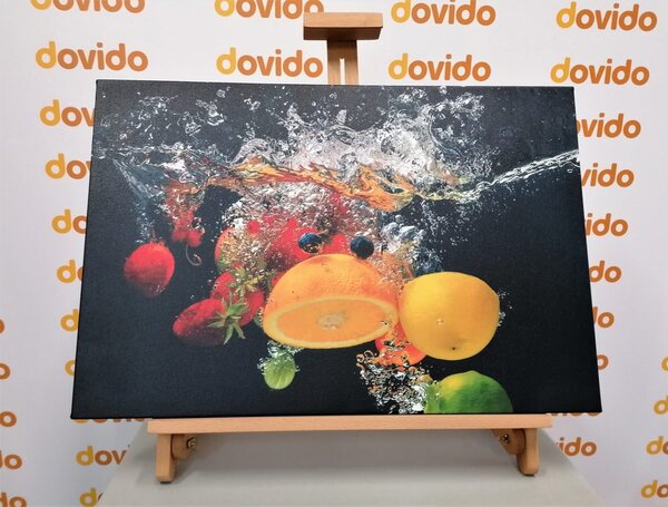 Obraz ovoce ve vodě
