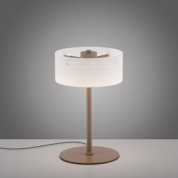 PAUL NEUHAUS LED stolní lampa MARIKA, písková, dotykový stmívač 3000K