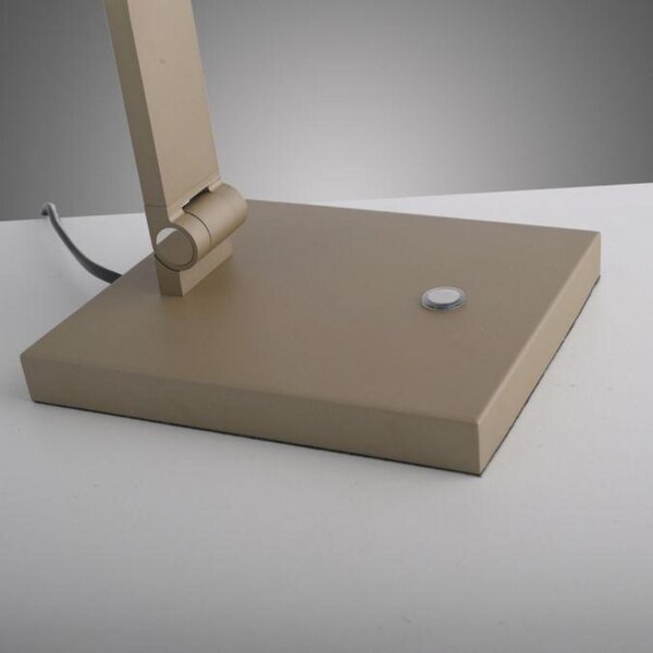 PAUL NEUHAUS LED stolní lampa SAMSKY, bronzová, stmívatelné, dotykový stmívač, nastavitelná výška, paměťová funkce 2700-5000K