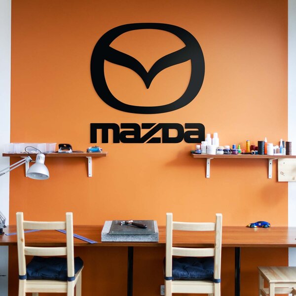 DUBLEZ | Vyřezávané logo na stěnu - Mazda | Obraz
