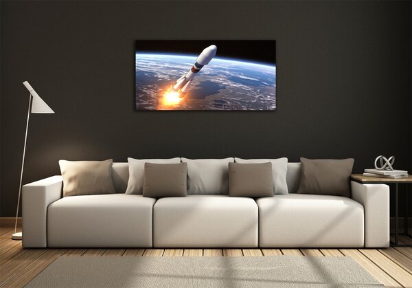 Fotoobraz na skle Kosmická raketa osh-82396633