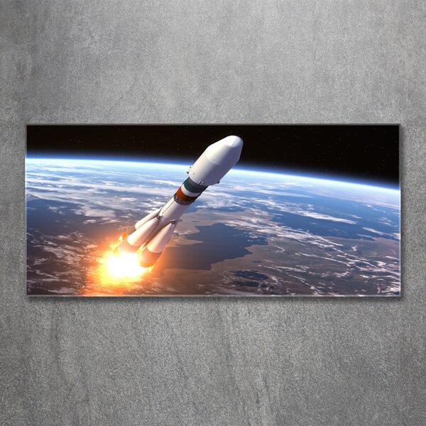 Fotoobraz na skle Kosmická raketa osh-82396633
