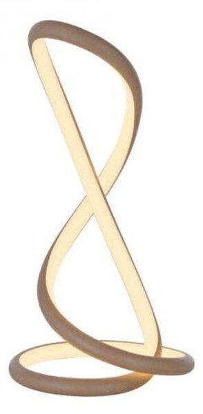 PAUL NEUHAUS LED stolní lampa TWIST moderní design, písková barva 2700K