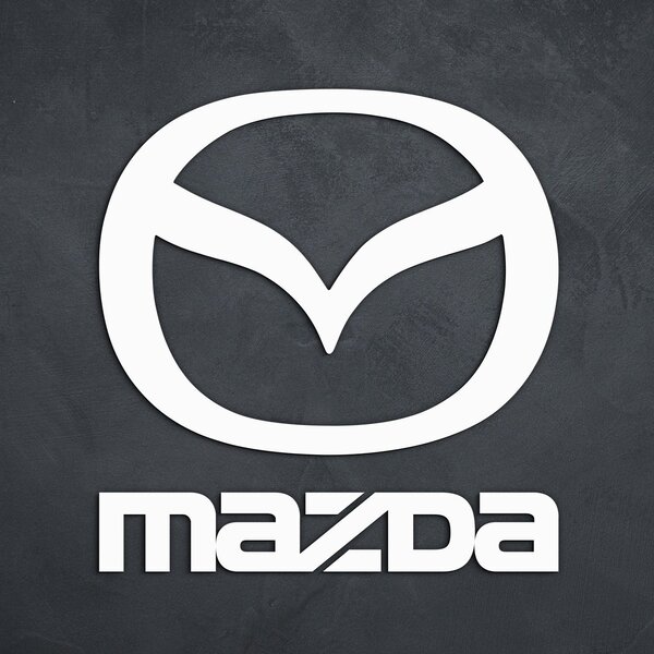 DUBLEZ | Vyřezávané logo na stěnu - Mazda | Obraz