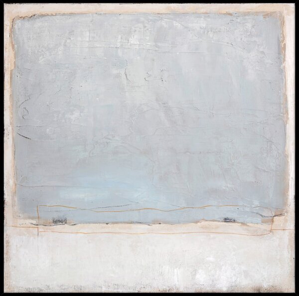 Ručně malovaný obraz 100x100 cm Blue Inside – Malerifabrikken